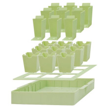 Bandejas de Germinação para Mudas, Bandejas de Germinação com Compartimentos e Orifícios de Drenagem, para Viveiros de Estufas e Jardins.
