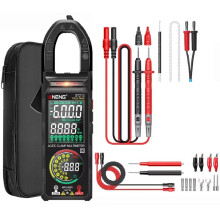 ANENG Digitale Stroomtang /AC-Stroommeter 6000 Tellingen 400A Ampère-Multimeter met Groot Kleurenscherm, Spanningsmeter, Zwart