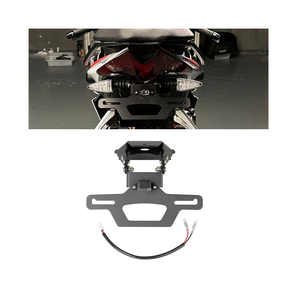 Tail Tidy License Plate Bracket Holder For Rs660 Tuono 660 V4 Rsv4 Rear License Plate Bracket With Led Light 6032481353553