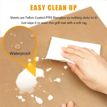 8pcs 40X60cm Heat Press Transfer Sheet Non-Stick Reusable Heat Transfer Paper, High Temperature Resistant Barbecue Mat