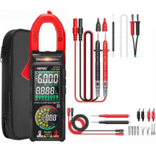 ANENG Digitale Stroomtang /AC-Stroommeter 6000 Tellingen 400A Ampère-Multimeter met Groot Kleurenscherm, Spanningsmeter, Rood