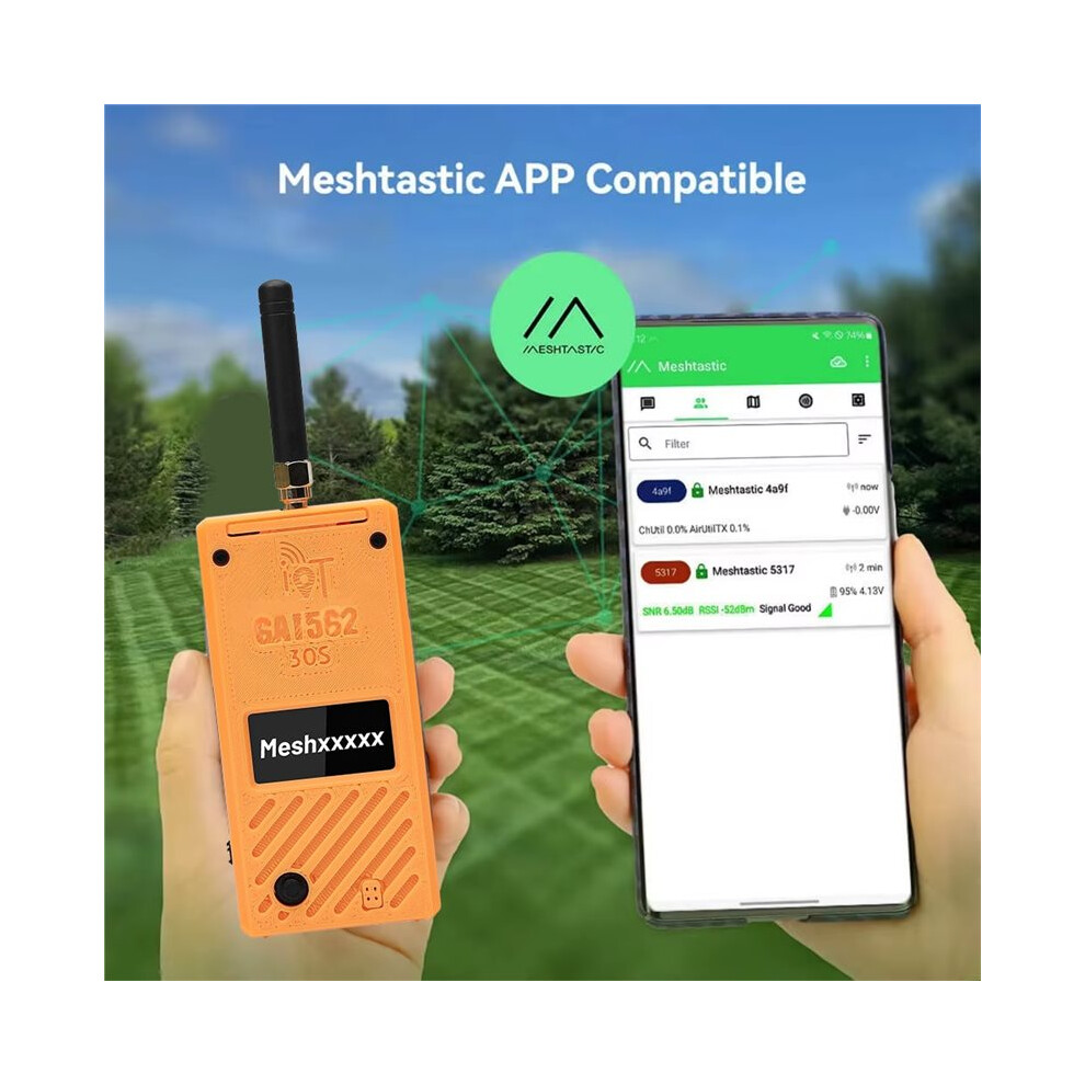 GAT562 30S Meshtastic LoRa Mesh NF52840+SX162 Network Meshtastic Device ...