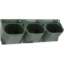 Stackable Vertical Wall Planter with Ventilated Drainage for Indoor Outdoor Balcony Garden Patio