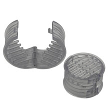 Ensemble de 2 Pinces à Cheveux Transparentes pour Queue de Cheval, Idéales pour Tresses, Chignons, Coiffures Relevées et Autres Styles de Coiffure.
