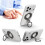 Magnetic Phone Holder, Multi-Functional Foldable, Portable Desktop Rotating  Holder Grey 2