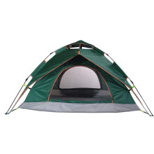 Waterproof Family Camping Tent for 34 Persons, Quick Popup Beach Shelter with Ventilated Design