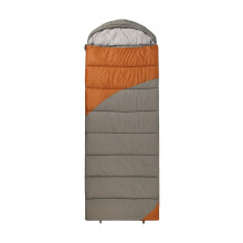 Lightweight Waterproof Camping Sleeping Bag for Adults, Cold Weather Warm Hiking Backpacking Brown Gray 1300G