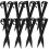 50Pcs Lightweight Plastic Tent Stakes and Pegs for Camping with Easy Pull and Smooth Tip 1