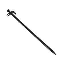 Heavy Duty Carbon Steel Tent Stakes and Camping Pegs, Rust Resistant for Hard Ground with Carrying Case