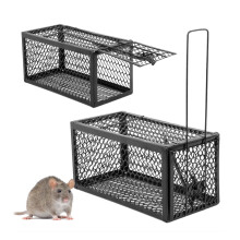 2 Pack Humane Mouse Trap Cage Heavy Duty Iron, Sensitive Trigger