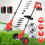 24V Cordless Grass Trimmer 2 Battery Weed Cutter 1
