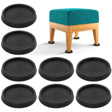 Furniture Pads 2.5 Inch Non Slip Rubber Cups for Hardwood Floors, Floor Protectors for Chairs and Tables