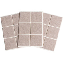 Pack of 72 Chair Leg Floor Protectors Felt Furniture Pads for Wood and Tile Floors Strong Adhesive Durable