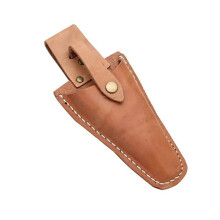 Leather Pruner Holster with Snap Closure, Durable Garden Tool Belt Sheath for Secateurs and Pliers