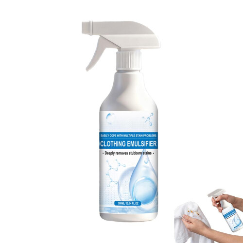 120ml Multi-Purpose Stain Remover Spray, Non-Ionic Emulsifier Detergent, Strong Decontamination