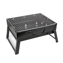 Portable Charcoal Grill, Foldable Compact BBQ for Camping, Picnic, Garden, Durable Iron Design