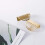 4pcs Leaf Shape Brass Cabinet Handles Gold Drawer Pull Knobs, Elegant Durable Design for Kitchen Cabinets 3