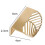4pcs Leaf Shape Brass Cabinet Handles Gold Drawer Pull Knobs, Elegant Durable Design for Kitchen Cabinets 5