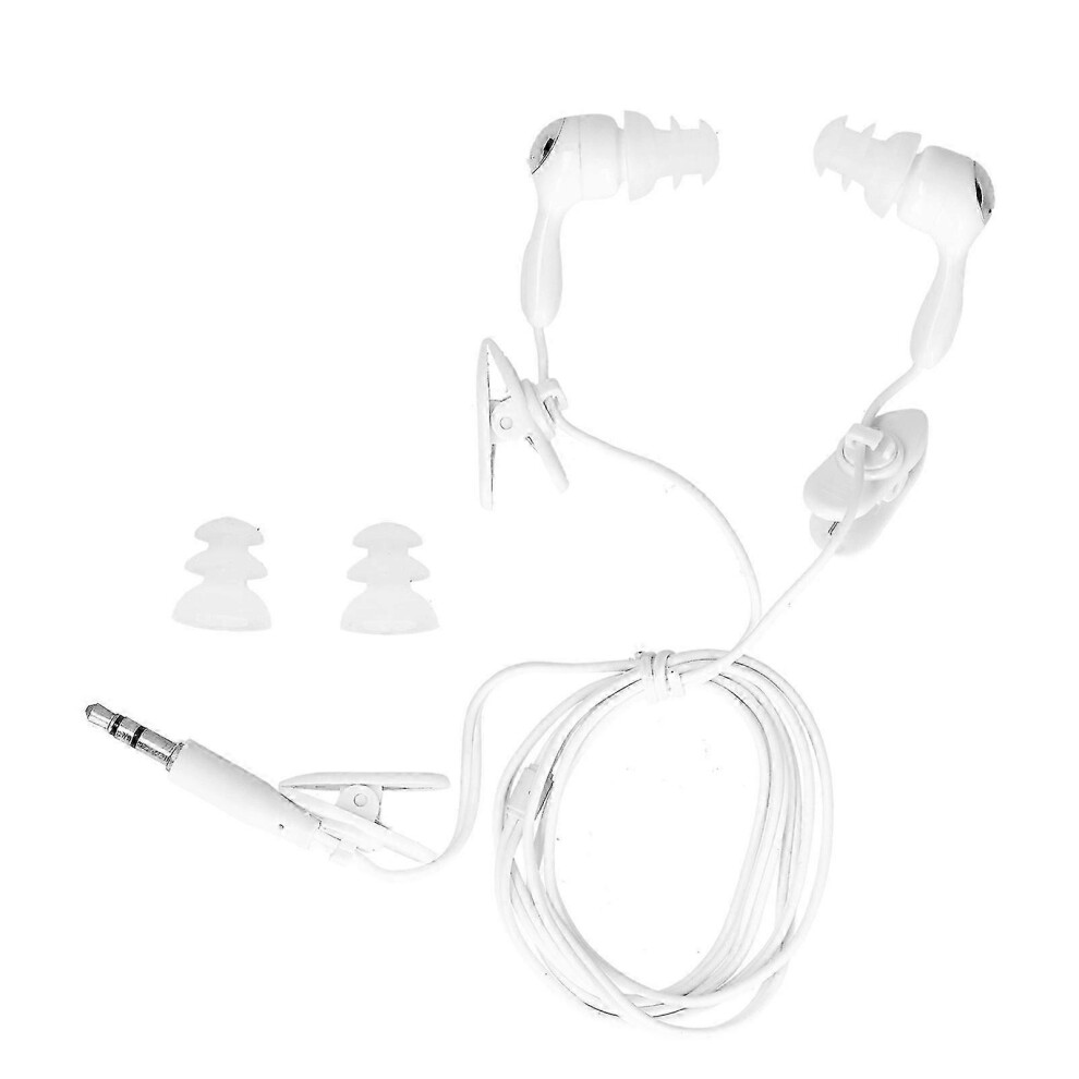 26-27 Waterproof Headphones 3.5Mm Plug Bone Conduction Headphones With Compatible Earplugs For Swimming Running Surfing Gold 6902344644107