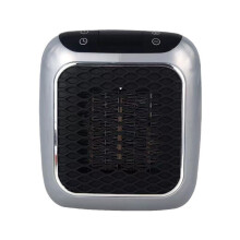 Tragbarer Heizlüfter, 800 W Keramik-Heizlüfter mit Fernbedienung, 12-Stunden-Timer, LED-Anzeige, 2 Heizstufen