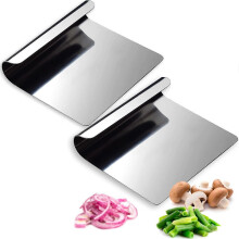 Multifunctional Kitchen Utensils Made Of 18/10 Stainless Steel Universal Auxiliary Scraper 2 Pieces
