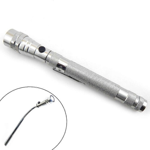 Telescopic Magnet Powerful 3 LED Torch Flashlight Magnetic Lamp Pick Up Tool 1