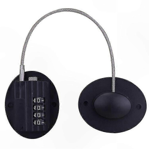 Heavy Duty Fridge Lock with Combination, 1pc Black