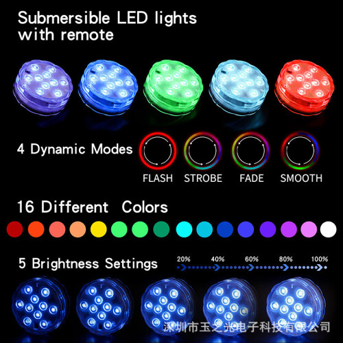 Lay-z-spa Led Hot Tub Light Accessory 7 Colors Underwater Light 1