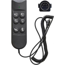Télécommande à 6 boutons compatible avec les fauteuils inclinables et releveurs, commande manuelle à 5 broches pour meubles électriques TY