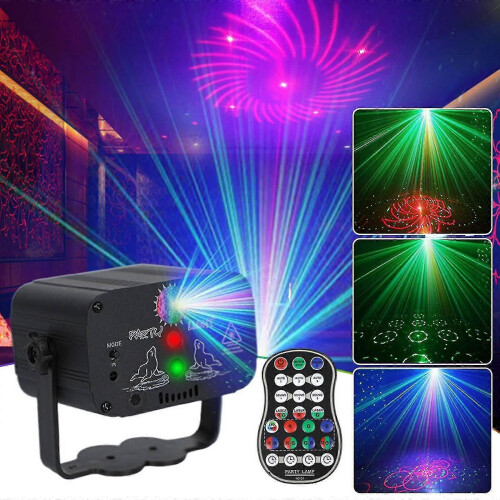 480patterns Φωτιστικό Σκηνής Προβολέα Λέιζερ LED Rgb Dj Disco Ktv Show Party Lighting (exo) 1