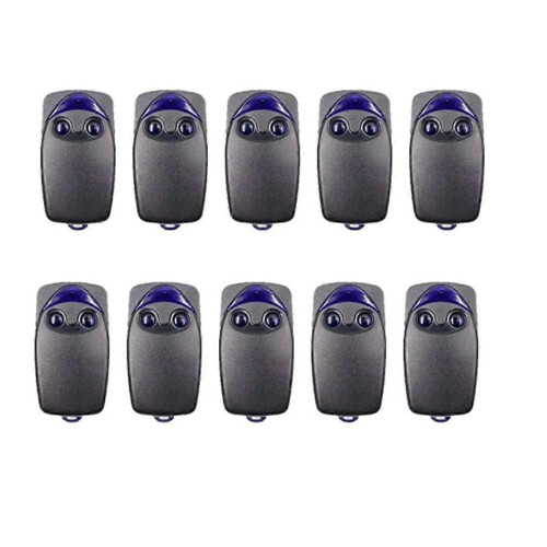 10 Pcs FLO2RS 433mhz compatible Garage Door Remote Control Opener Flor-S Remote Control 2 Button Rolling Code