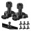 8 Pcs L-Track Double Lug Threaded Stud Nut Fitting Tie Down Used with L Track Rail compatible Truck Bed,Tr 2