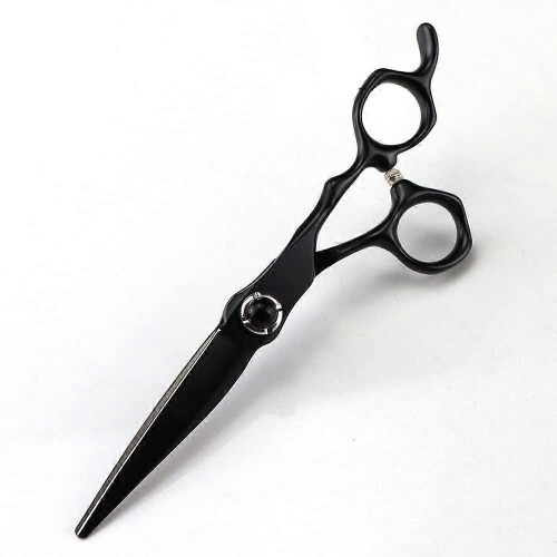Ensemble de ciseaux de coiffure professionnels en acier japonais avec ciseaux à effiler, conception ergonomique 1