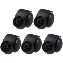 5PCS 2 Inch Stemless Office Chair Caster Wheels compatiblement Spare Castor Caster Wheels Heavy Duty Caster Office Chair Wheels