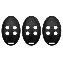 3-delige set afstandsbedieningen voor garagedeuren (433,92 MHz) compatibel met BFT MITTO 4 MITTO4M B RCB RCA04 TRC1 TRC2 TRC3 garagedeuropener