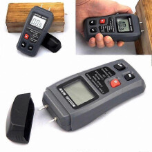 Hygromètre numérique professionnel pour le bois (0 à 99,9 %), outil portable avec écran LCD, détecteur d'humidité du bois.