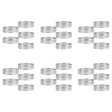 Stainless Steel Perforated Tart Ring, 30Pcs 5cm Perforated Cake Mousse Ring,DIY Round Tart Rings for Baking Dessert Ring