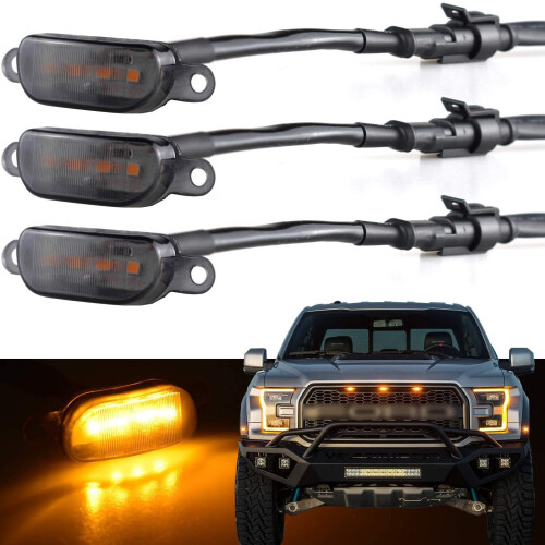 LED grid lights compatible Dodge Ram 1500 2013-2018 Raptor style 2