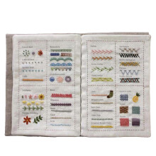 DIY Stitch Book,Embroidery Sewing Book,Embroidery Stitch Book for Beginner,Adult Sewing Book - A