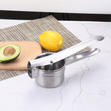 Stainless Steel Spaetzle Press with 3 Hole Inserts for Potato & Ice Cream