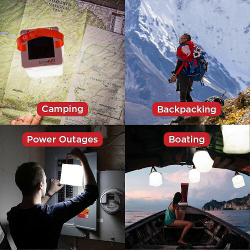 LuminAID PackLite Nova - Solar Powered Waterproof Camping Light 1