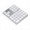 Dual Bluetooth Numeric Keypad compatible 2.4Ghz Wireless Keyboard Silver &amp; White 1