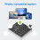 Dual Bluetooth Numeric Keypad compatible 2.4Ghz Wireless Keyboard Silver &amp; White 4