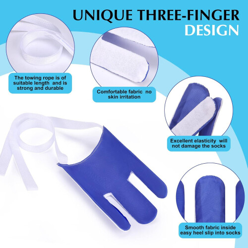 Sock Aids for Easy Sock Application and Removal Without Bending, Ideal for Elderly, Pregnant, and Disabled Users 2