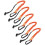 Shock Absorbing Retractable Tool Lanyard with Carabiner, Quick Release Safety Tether 10KG Load Capacity 1