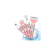 4-in-1 Elektrorasierer für Damen, Epilierer, Körperhaarentferner, Pflegeset