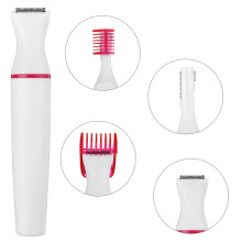 5-in-1 Damenrasierer, kabellos, elektrisch, für Gesicht, Ohren und Nase – Haartrimmer und Haarentfer