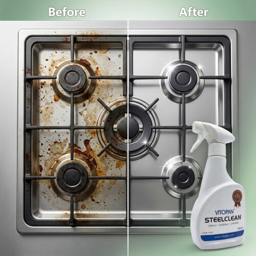 Vitopan Steel Clean for Kitchen 300mlTrigger Spray 2