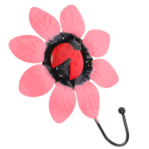 Colorful Flower Shaped Wall Hooks Decorative Coat Hooks for Entryway Kitchen SpaceSaving Storage