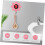 Colorful Flower Shaped Wall Hooks Decorative Coat Hooks for Entryway Kitchen SpaceSaving Storage 3